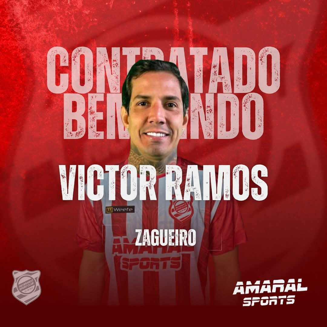 Victor Ramos Ferreira chega para reforçar a defesa do Rio Branco.