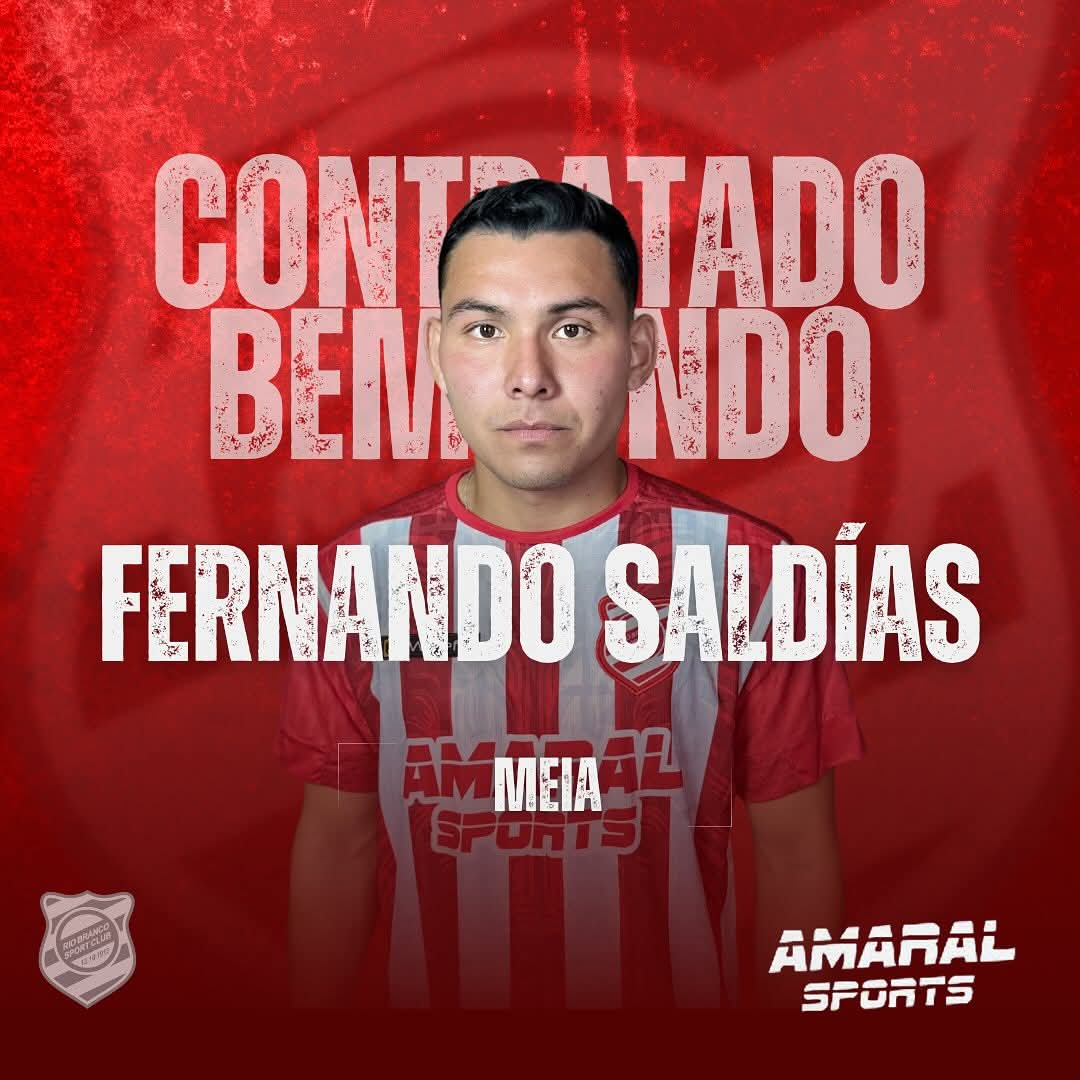 Luis Fernando Saldías Muñoz, reforça o meio-campo do Rio Branco.