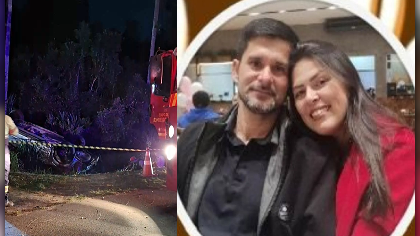 A tragédia resultou na morte do casal Peterson e Giselle, que trafegavam de bicicleta.