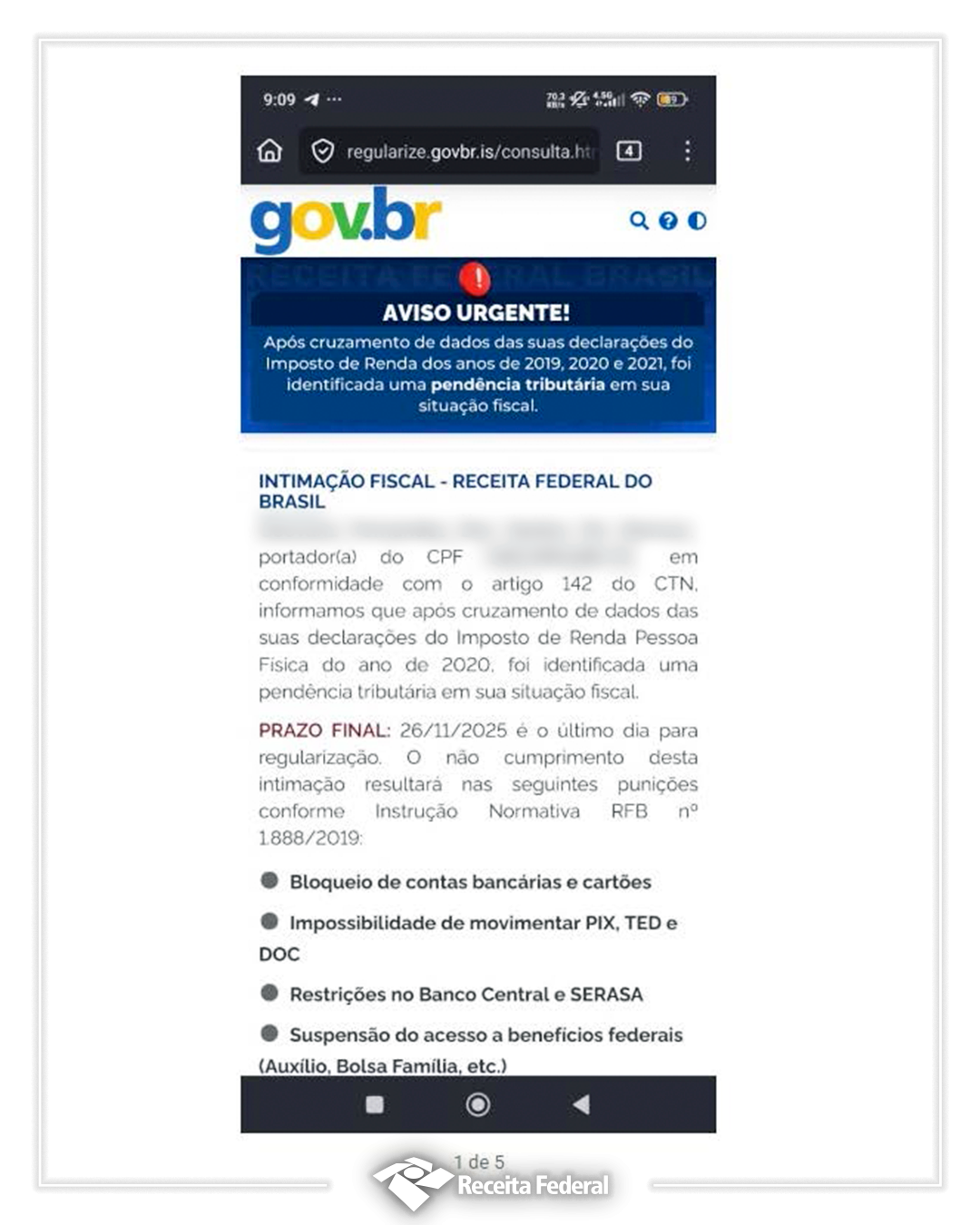 Foto: Receita Federal