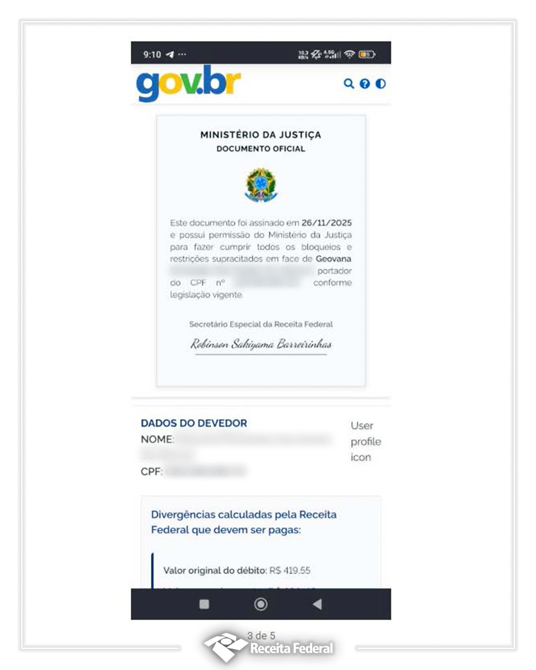 Foto: Receita Federal