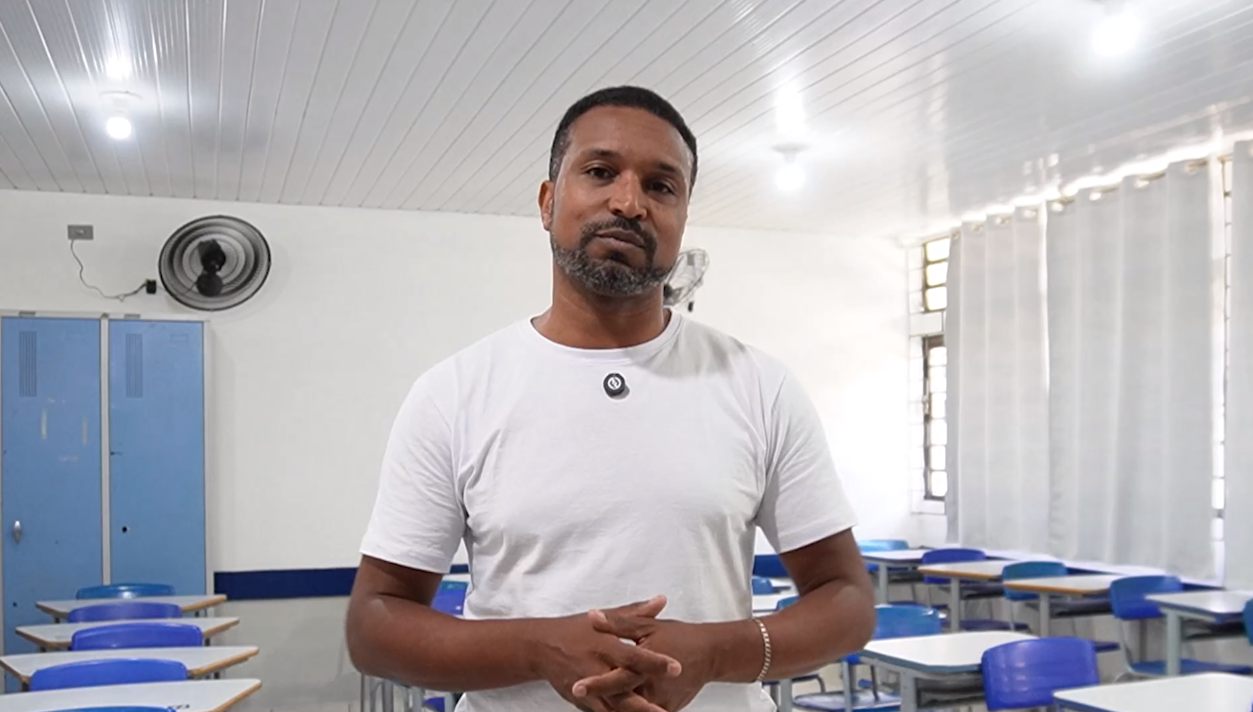 Chefe do Núcleo Regional de Educação de Paranaguá (NRE), Paulo Penteado.