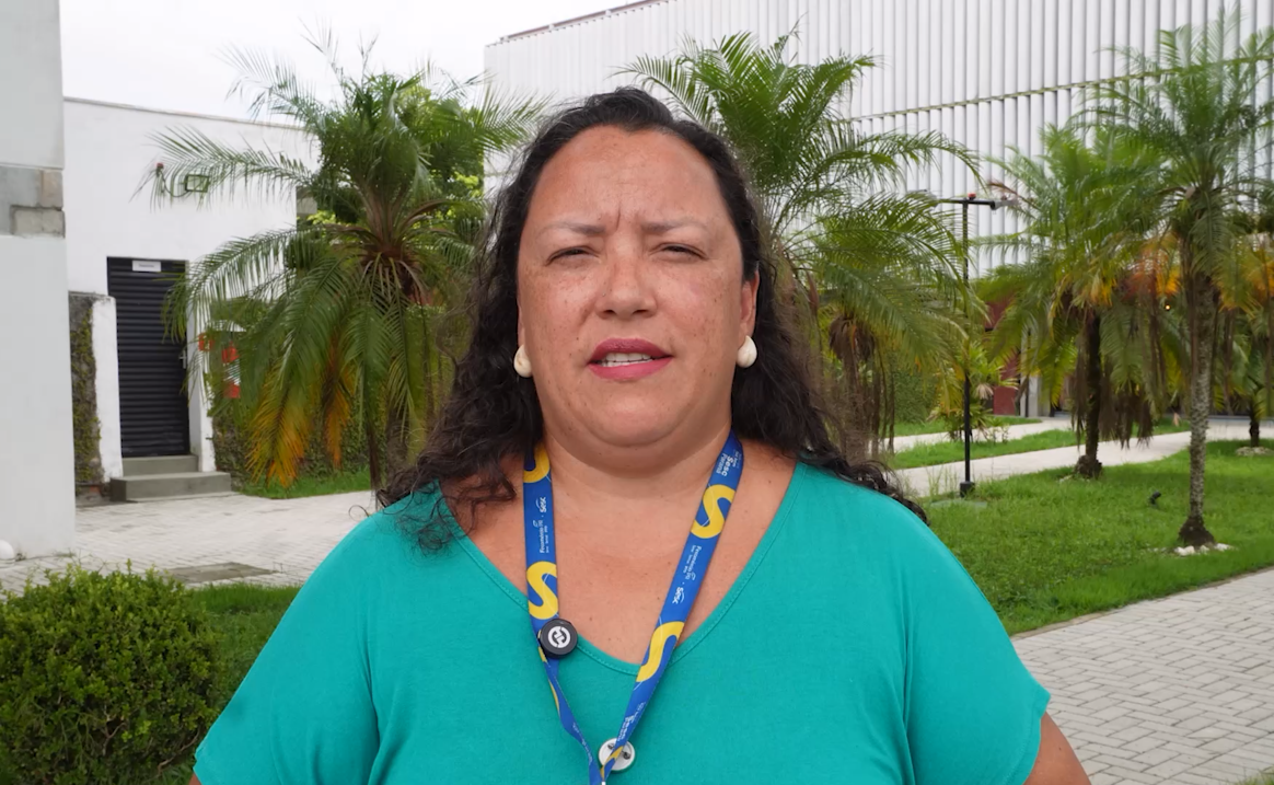 Luciana Pôla Silva, técnica de atividades do Sesc Paranaguá - Foto: Rádio Ilha Do Mel FM