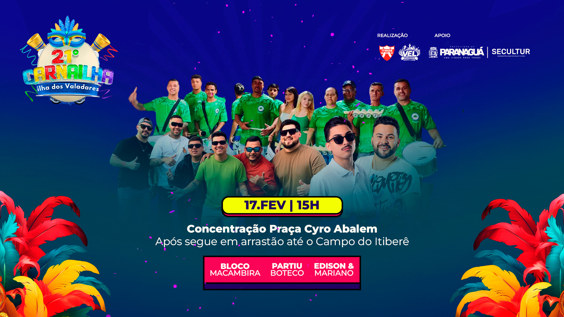 Arte: Divulgação/Prefeitura de Paranaguá