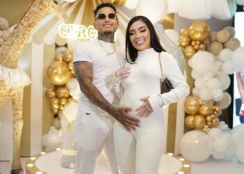 MC Mirella tem decoração de chá revelação furtada por convidados