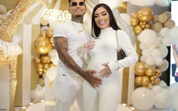 MC Mirella tem decoração de chá revelação furtada por convidados