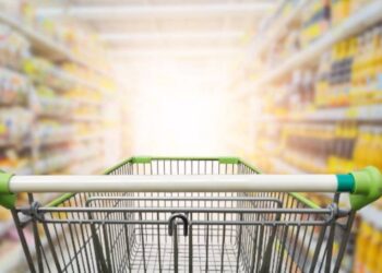 Mulher é flagrada tentando furtar carrinho cheio de mercadorias em supermercado de Paranaguá