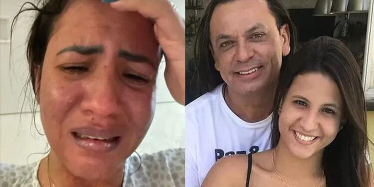 Esposa de Frank Aguiar foi para UTI após doença rara que queima a pele