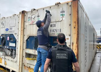 Receita Federal e Polícia Federal apreendem 11 quilos de cocaína no Terminal de Contêiner de Paranaguá