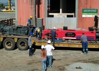Obra da ponte da Ilha dos Valadares: Chega a Paranaguá a ferramenta essencial para realização da obra