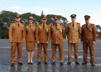 Polícia Militar do Paraná comemora 169 anos com solenidade no Guatupê