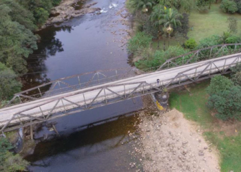 Ponte do Porto de Cima, em Morretes, segue com bloqueios devido a obras