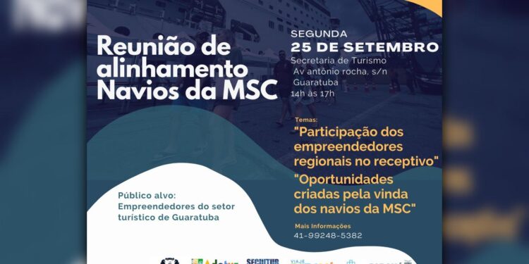 Guaratuba convida para reunião sobre recepção de cruzeiros