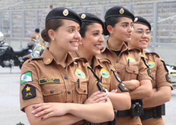 467 mulheres fazem parte da nova turma de policiais militares no Paraná