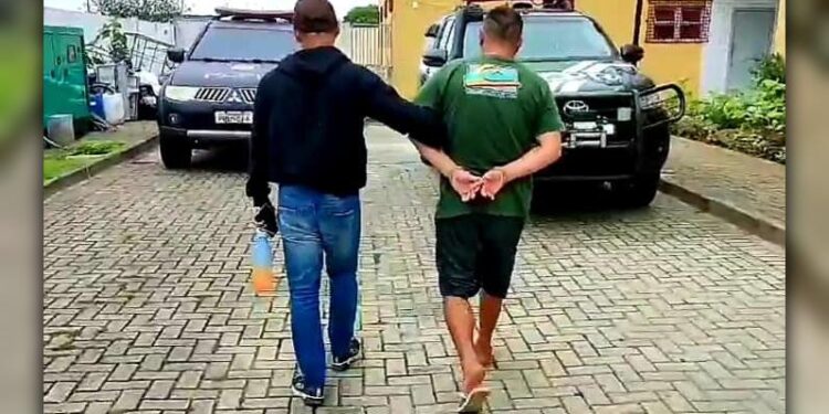 PCPR prende suspeito de brutal homicídio ocorrido no Jardim Jacarandá em Paranaguá