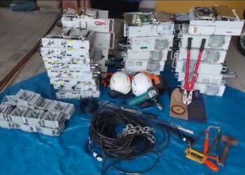 Ação conjunta prende dupla com mais de meio milhão de reais em equipamentos de telefonia furtados no litoral