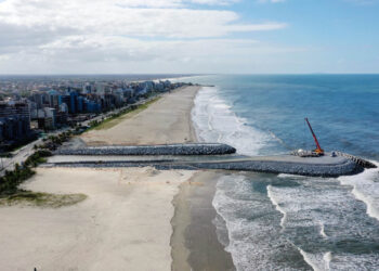 Com avanço na microdrenagem, revitalização da Orla de Matinhos chega a 87,1%