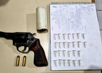 OPERAÇÃO ALBATROZ: ROTAM apreende revólver, munições e pinos com cocaína em Guaratuba