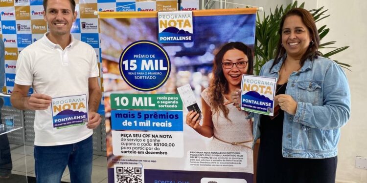 Programa Nota Pontalense vai distribuir R$ 30 mil reais em prêmios