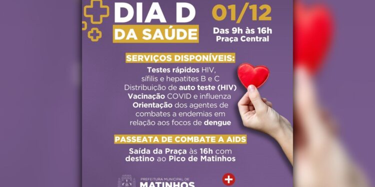 Dia D da saúde em Matinhos trás passeata de combate a AIDS além de teste para doenças