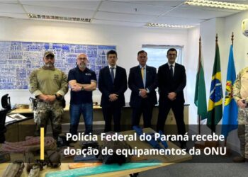 Polícia Federal do Paraná recebe doação de equipamentos da ONU
