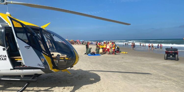 Corpo de Bombeiros registra 92 resgates e 12 afogamentos em 48h no litoral