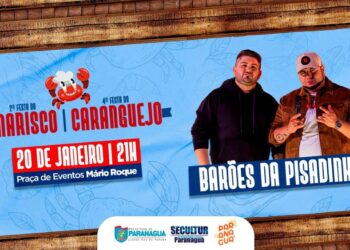 4.ª Festa do Caranguejo e 2.ª Festa do Marisco terá show nacional com Barões da Pisadinha