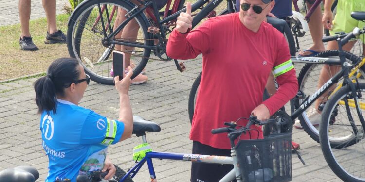 Passeio ciclístico é opção de exercício e lazer dentro do Verão Maior Paraná