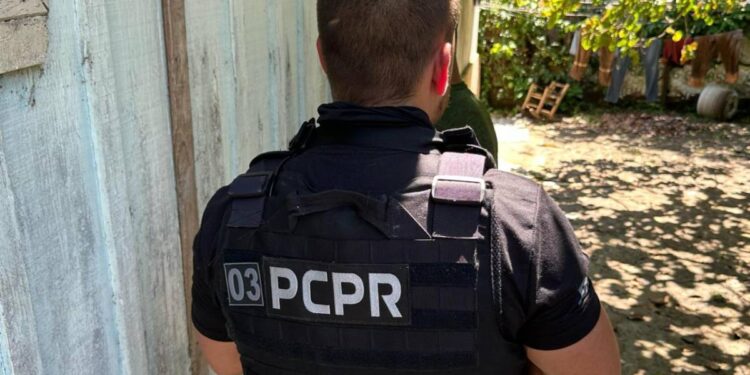 PCPR prende em flagrante autor de diversos furtos na cidade em Antonina