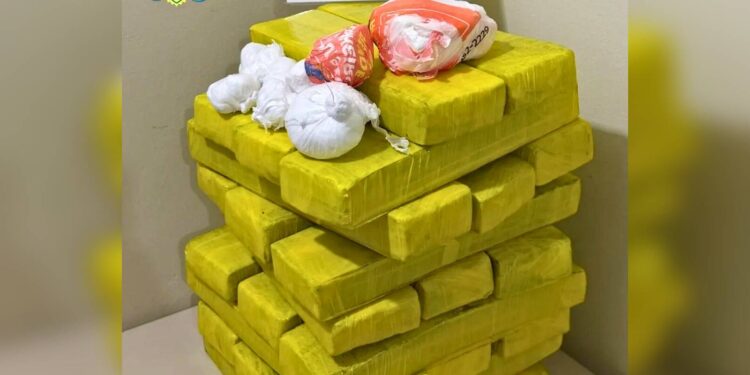 Polícia Rodoviária Estadual apreende mais de 25 quilos de entorpecentes durante abordagem de rotina na PR-508