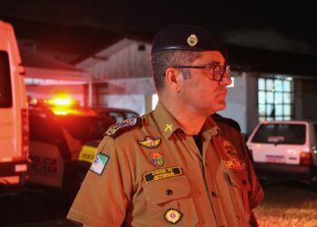 Comandante-Geral da PMPR participa de reunião a respeito de ações referentes às chuvas no Litoral Paranaense