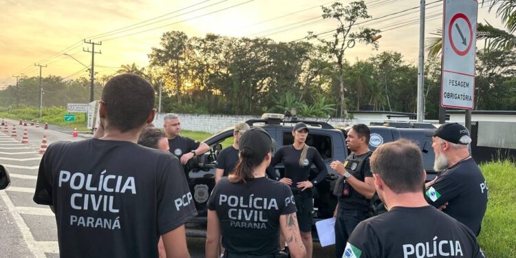 PCPR prende quatro pessoas em operação que apura homicídio ocorrido em Guaratuba