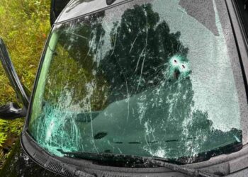 PM encontra veículo usado em tentativa de homicídio abandonado em matagal