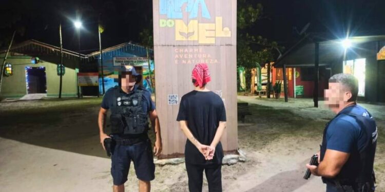 GCM captura foragido da Justiça na Ilha do Mel