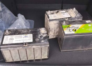 Ação conjunta recupera baterias furtadas no pátio da Prefeitura de Antonina e na estação ferroviária