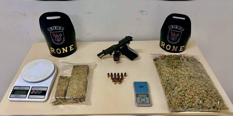 OPERAÇÃO EZEQUIEL 37: RONE apreende pistola, munições e drogas em Paranaguá