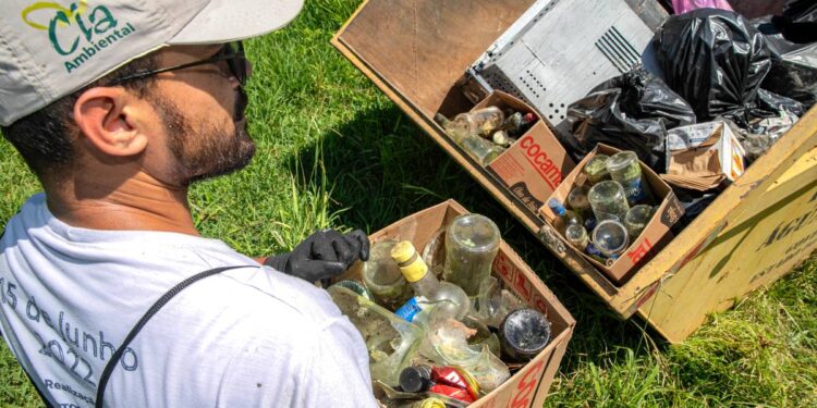 Mais de meia tonelada de resíduos foi removida dos manguezais em Antonina