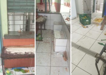 [VÍDEO] Escola municipal é invadida na madrugada desta segunda-feira, 29, em Paranaguá