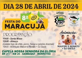 [VÍDEO] No dia 28 de abril ocorrerá  8.ª edição da Festa do Maracujá, em Morretes