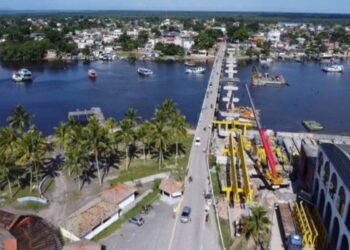 Ponte para a Ilha dos Valadares está com mais de 60% da obra concluída