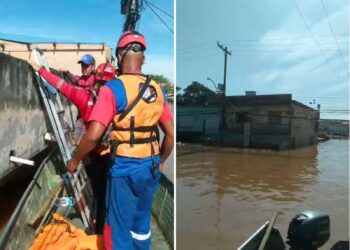 [VÍDEO] Grupo de voluntários do litoral ajuda nos resgates das vítimas no Rio Grande do Sul