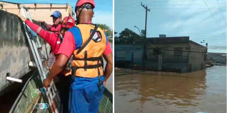 [VÍDEO] Grupo de voluntários do litoral ajuda nos resgates das vítimas no Rio Grande do Sul