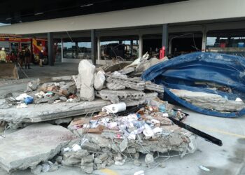 [VÍDEO] PCPR indicia três pessoas pelo desabamento de laje no supermercado Super Rede, em Pontal do Paraná