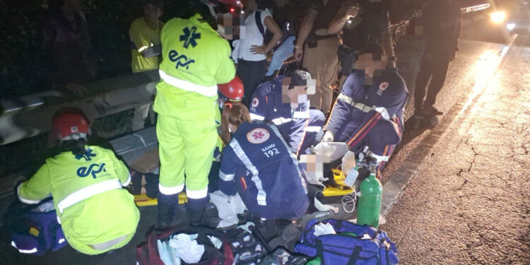 [VÍDEO] Jovem de 18 anos é atropelada por caminhão na entrada de Paranaguá