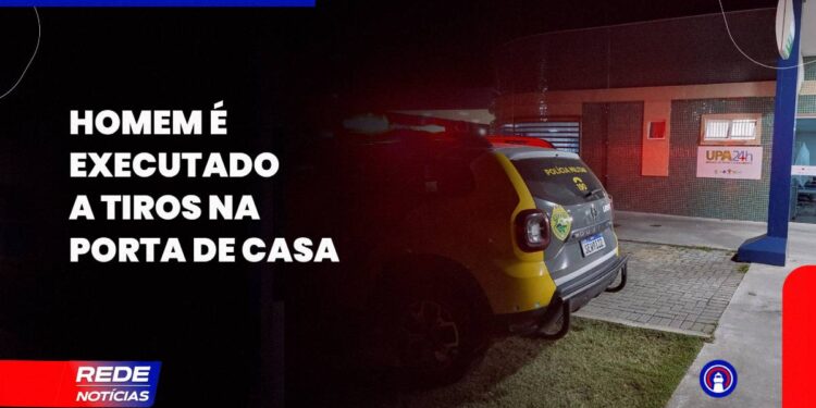 [VÍDEO] Homem alvejado por disparos de arma de fogo no portão de casa não resistiu aos ferimentos