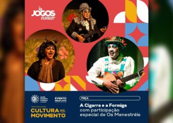 [VÍDEO] Projeto “Cultura em Movimento” traz o espetáculo “A Cigarra e a Formiga” para o litoral