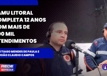 [VÍDEO] Entrevista exclusiva com o Tiago Mendes de Paula e o Dr. João Claudio Campos do SAMU Litoral