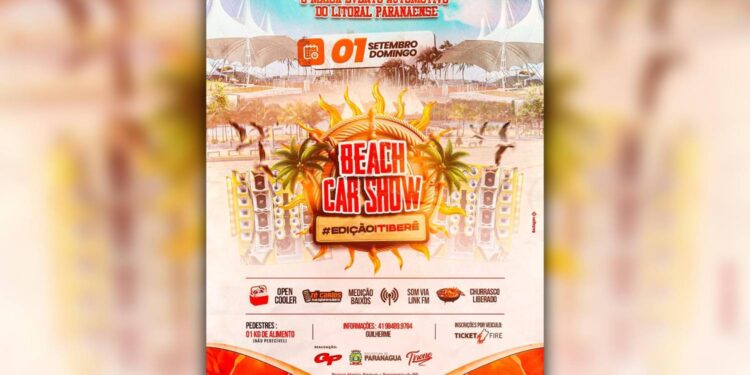 [VÍDEO] Confira a programação do Beach Car Show – Edição Itiberê que acontecará em Paranaguá