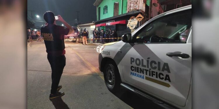 [VÍDEO] Dono de mercado é executado com vários tiros na Ponta do Caju, em Paranaguá