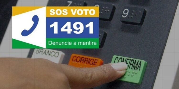 SOS Voto: cidadão pode denunciar mentiras sobre o processo eleitoral pelo 1491